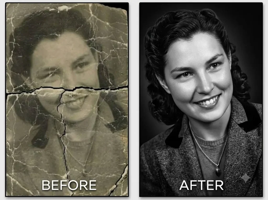 fixing Faded and Scratched Photos
