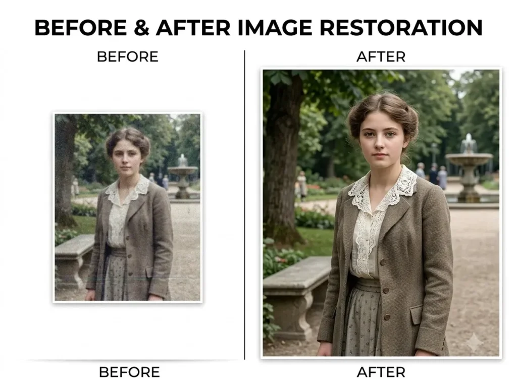 Restoring a Very Small, Low-Quality Photo