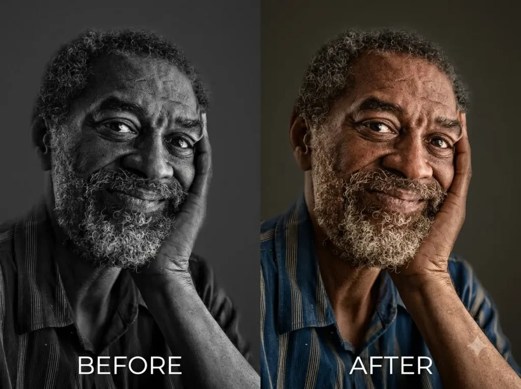 Turn a Black and White Photo Into Color Photo